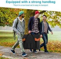 ReunionG Giant 4 In A Row Game, Four Connect Board Game Set W/Handbag, 2 Pine Legs, 3.5" Chess Piece, Wooden Frame, 4-to-Score Game Set For Family Game Night, Parties And Outdoor/Indoor Activity -BEYBLADE Sale Store 618svY5mjlL