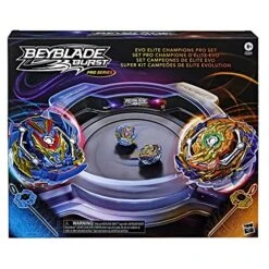 BEYBLADE Burst Pro Series Evo Elite Champions Pro Set - Complete Battle Game Set With Beystadium, 2 Battling Top Toys And 2 Launchers -BEYBLADE Sale Store 61993mMA5CL