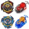 Owenkelng Bey Burst Gyro Toy Set Metal Fusion Attack Top Grip Toy Blade Set Game 2 Top Burst Gyros 2 Two-Way Launcher Great Birthday Gift For Boys Children Kids 6 8 10+ -BEYBLADE Sale Store 619LBEFBa5L