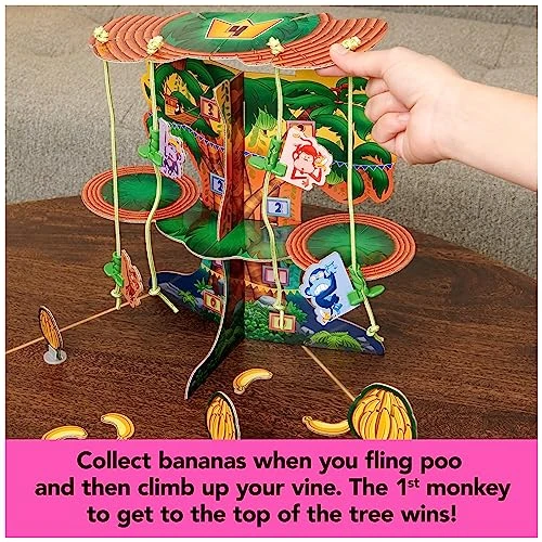 Monkey See Monkey Poo Game For Kids With Banana-Scented Fake Poop, Fun Games | Sensory Toys | Family Games | Funny Gifts, For Preschoolers Ages 4+ 6 Monkey See Monkey Poo Game For Kids With Banana-Scented Fake Poop, Fun Games | Sensory Toys | Family Games | Funny Gifts, For Preschoolers Ages 4+ - Image 4