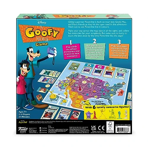 Funko Disney A Goofy Movie Kids Board Game Ages 7 And Up 2-4 Players 4 Funko Disney A Goofy Movie Kids Board Game Ages 7 And Up 2-4 Players - Image 2