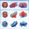 MEDMHSMA Bey Battling Top Battle Stadium Battle Set, 6 Battling Tops, 2 Latest Launchers, And 1 Flame Themed Arena, Great Gift For Kids Boys Age 6 And Up,Blue -BEYBLADE Sale Store 61HaOXBzQcL