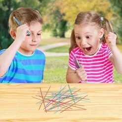 Gamie Plastic Pick-up Stick Sets - Pack Of 12 - Each Set Separately Packed With Instructions - Great School Carnival Prize And Party Favors For Boys And Girls -BEYBLADE Sale Store 61HhSyF9Z4L