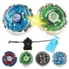 GOIJRER Gyros 4 Pieces Pack Battling Tops Metal Fusion Starter Set With Stickers Two Launchers Gift Idea Toys With Storage Box… -BEYBLADE Sale Store 61Ibi8S3v4L