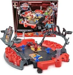 Bakugan Evo Battle Arena, Includes Exclusive Leonidas Bakugan, 2 Cards And BakuCores, Neon Game Board For Bakugan Collectibles, Ages 6 And Up -BEYBLADE Sale Store 61SBwfmA8L. AC