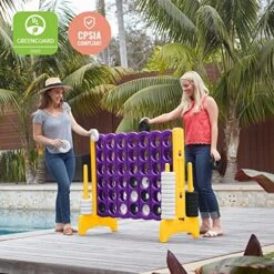 ECR4Kids Jumbo 4-To-Score, Giant Game, Purple/Gold -BEYBLADE Sale Store 61hfOAgRqtL