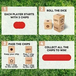 Juegoal Giant Dice Game, Wooden Lawn Dice Games For Kids Adults Family -BEYBLADE Sale Store 61nGCXZ2FJL