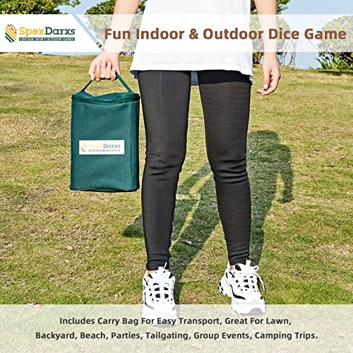 SpexDarxs Giant Yard Dice Set, 3.5’’ Large Wooden Dice Set With Scoreboard & Carrying Bag,Indoor & Outdoor Backyard Lawn Game For Teenage Adult And Family 7 SpexDarxs Giant Yard Dice Set, 3.5’’ Large Wooden Dice Set With Scoreboard & Carrying Bag,Indoor & Outdoor Backyard Lawn Game For Teenage Adult And Family - Image 5