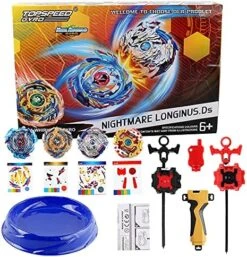 Battling Burst Game Tops Starter 4 In 1 Set (Genesis Valtryek;God Starter Drain Fafnir.8NT;Starter Nightmare Longinus. Ds;Spriggan Requiem .0.Zt) -BEYBLADE Sale Store 61s mNkr1mL. AC