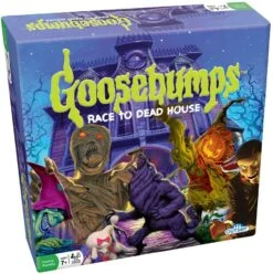 Goosebumps Race To Dead House - The Game Of Werewolves, Blobs And Vampire Poodles - For 2 To 4 Players Ages 7 And Up