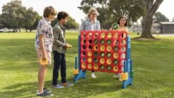 ECR4Kids Jumbo 4-to-Score Giant Game Set, Backyard For Kids, Jumbo Connect-All-4, Indoor Or Outdoor, Adult And Family Fun Game, Easy To Transport, 4 Ft Tall-Primary Colors -BEYBLADE Sale Store 810j48XWsbL 3